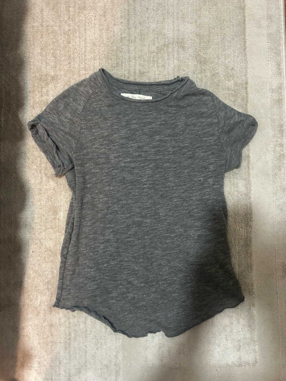 We The Free Heather Gray Short Sleeve Kids Tee